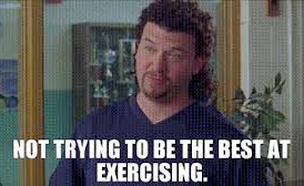 An image from the Bang Personal Training blog post “Exercise VS Sport”
